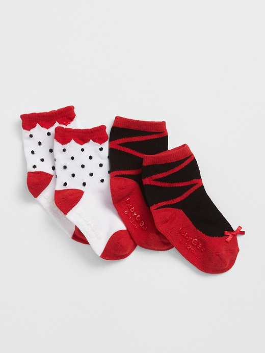 View large product image 1 of 1. Ballet Slipper Socks (2-Pack)