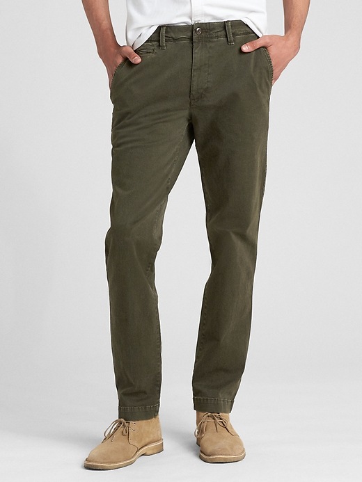 View large product image 1 of 1. Vintage Khakis in Slim Fit with GapFlex