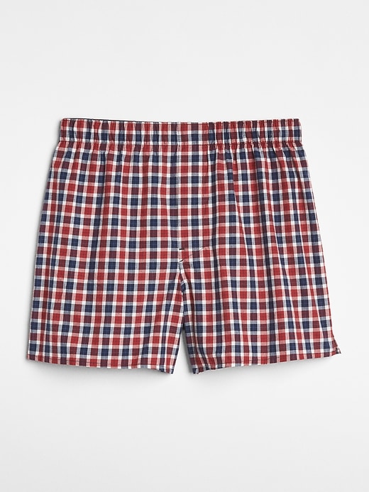 View large product image 1 of 1. Plaid Boxers