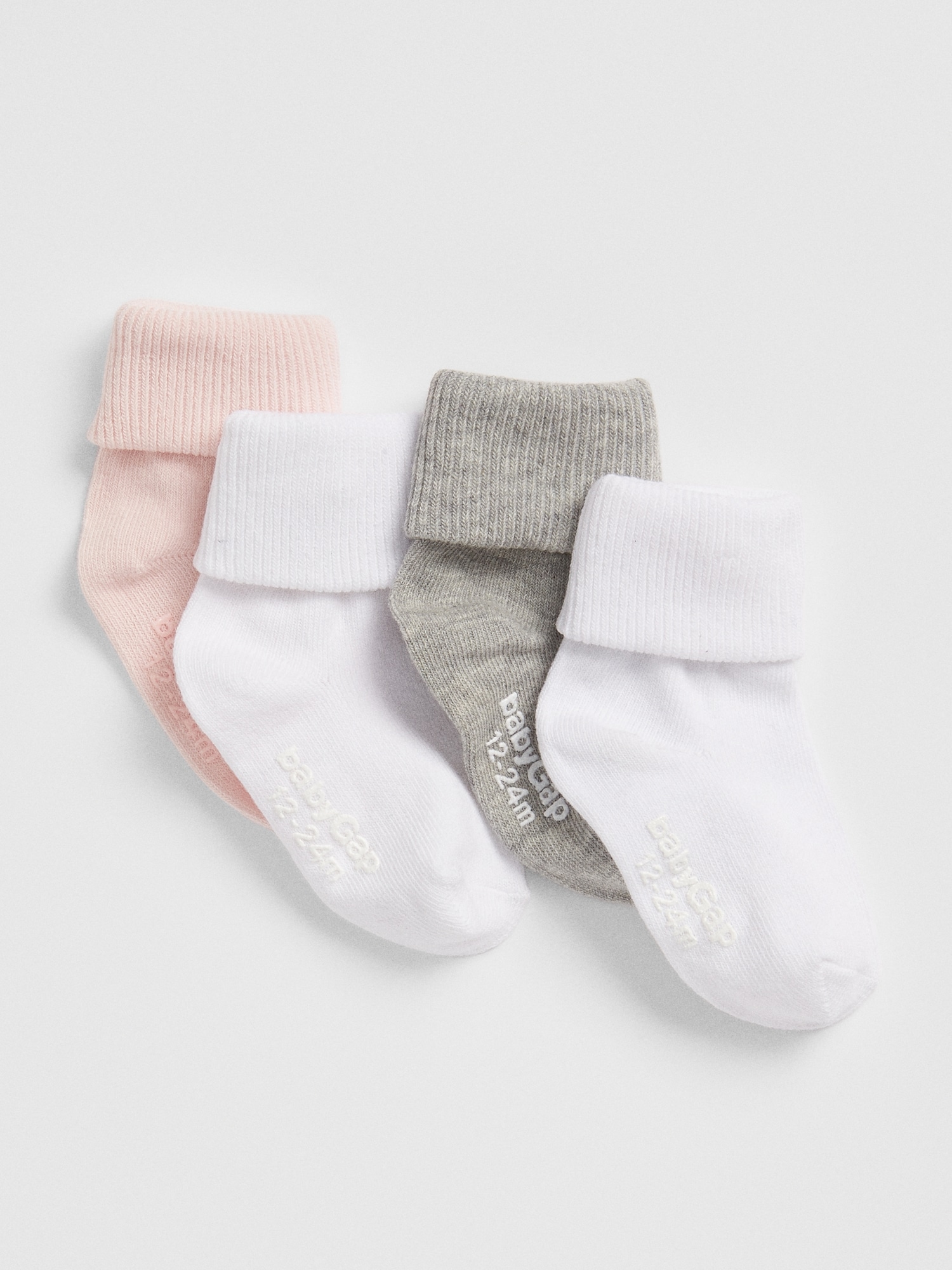 Toddler Roll Crew Socks (4Pack) Gap
