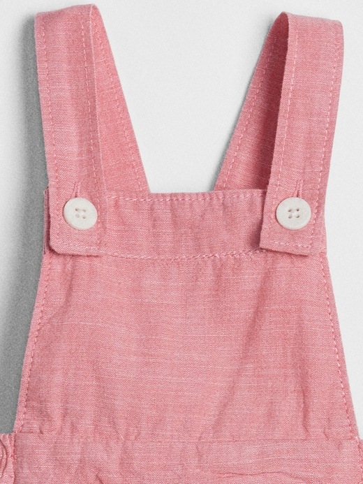 Image number 3 showing, Denim Bubble Overalls
