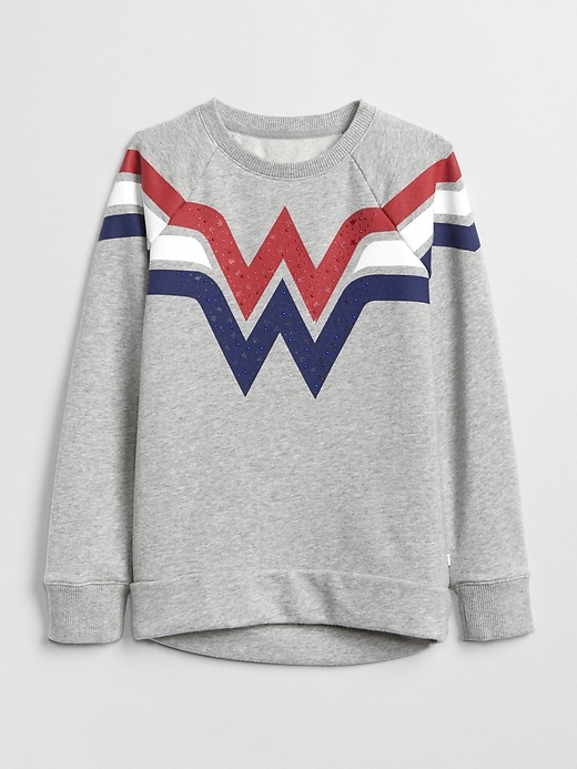 Image number 1 showing, GapKids &#124 DC&#153 Wonder Woman Tunic Sweatshirt