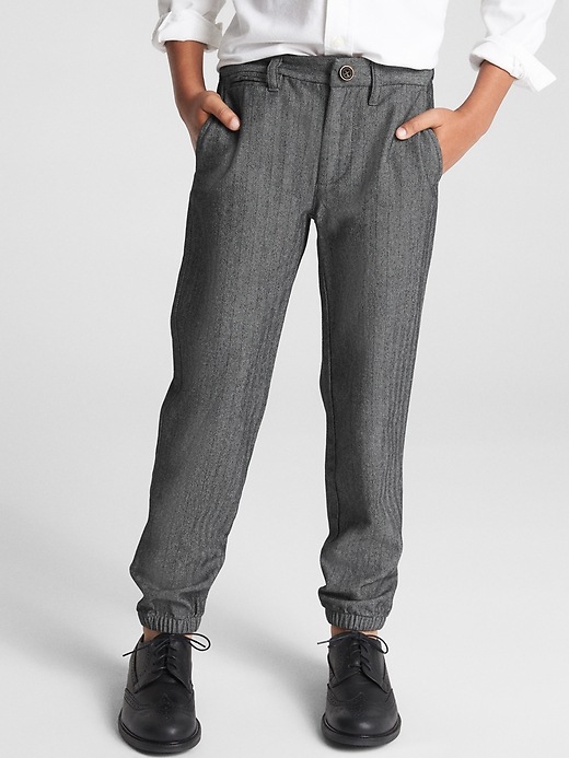 Image number 2 showing, Kids Dressy Twill Joggers