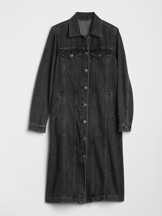 Image number 5 showing, Icon Denim Duster Jacket