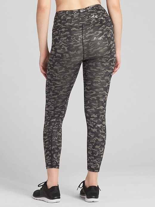 Image number 2 showing, GapFit High Rise Blackout Camo Print 7/8 Leggings