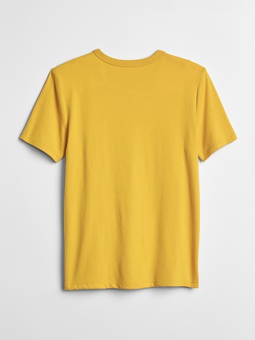 2 of 8 showing, with the color golden grain of product Graphic Short Sleeve T-Shirt