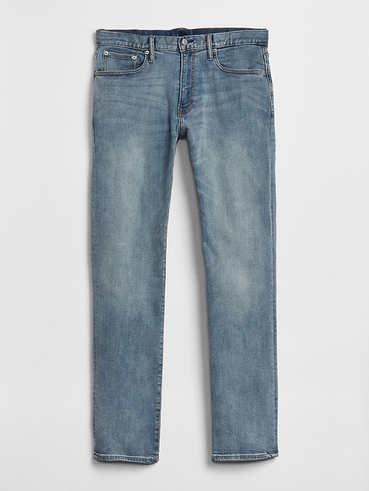 Image number 6 showing, GapFlex Straight Jeans With Washwell&#153