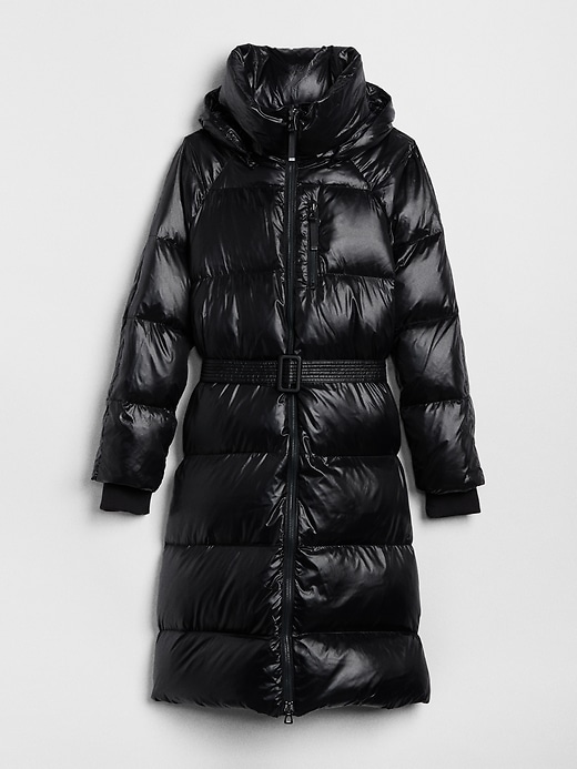 Image number 6 showing, Long High-Shine Down Puffer Coat