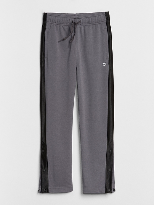 1 of 8 showing, with the color new shadow of product GapFit Kids Pull-On Snap Pants