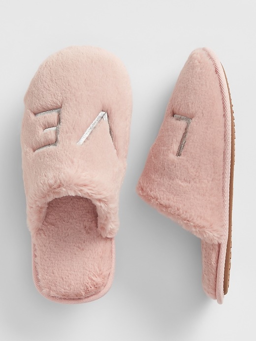 Image number 2 showing, Faux-Fur Slippers