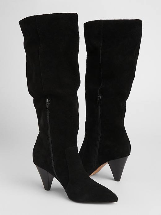 Image number 2 showing, Tall Slouchy Suede Boots