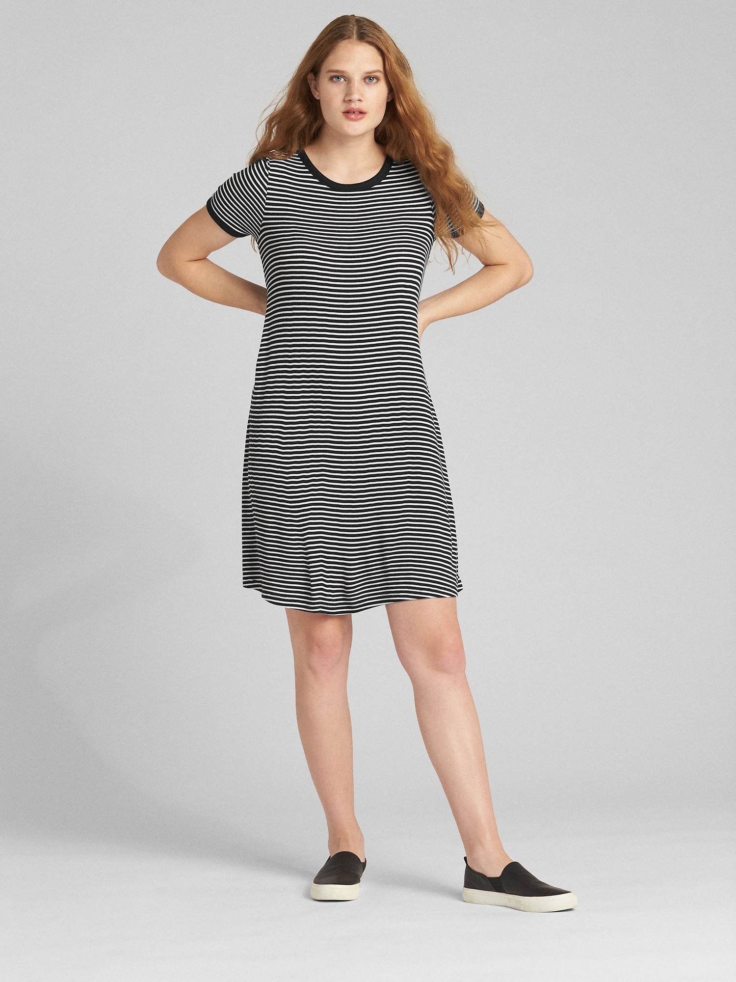 Short Sleeve Ribbed T Shirt Dress Gap Short Sleeve Ribbed T Shirt Dress Gap