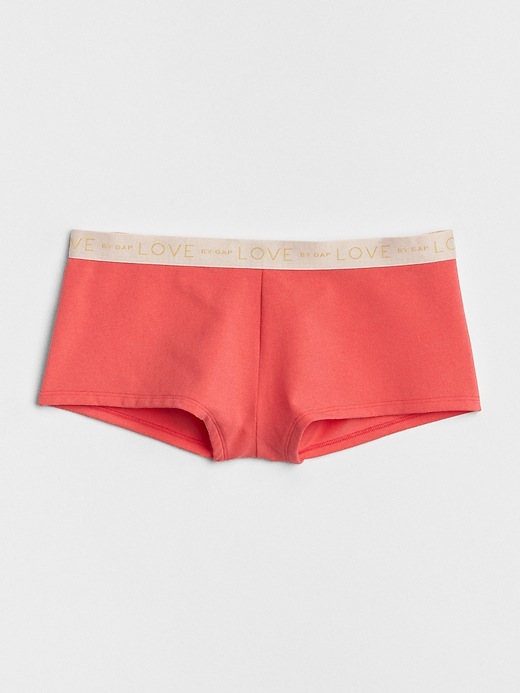 1 of 8 showing, with the color florida coral of product Logo Stretch Cotton Shorty