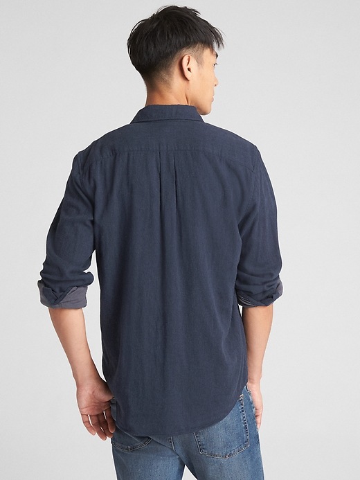 Image number 2 showing, Double-Face Shirt in Standard Fit