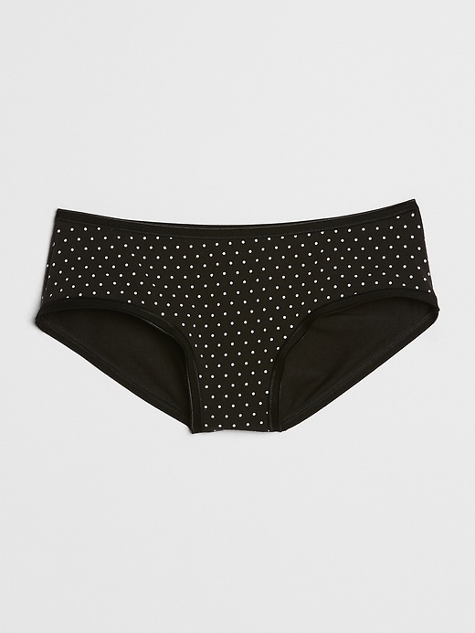 1 of 8 showing, with the color dot black of product Stretch Cotton Hipster