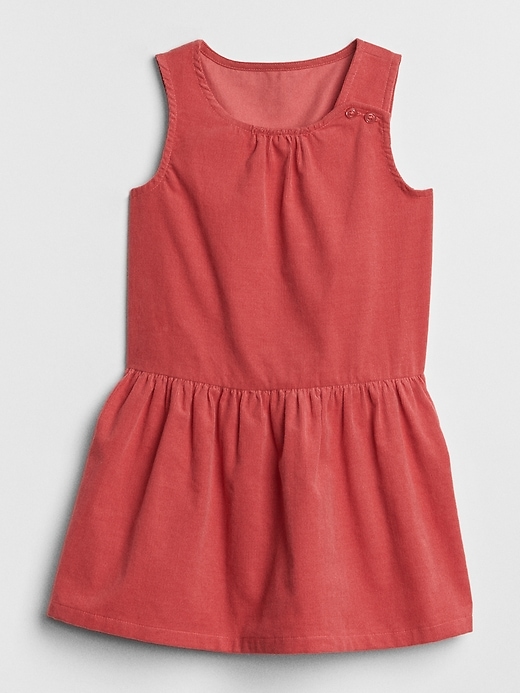 View large product image 1 of 1. Cord Fit and Flare Dress