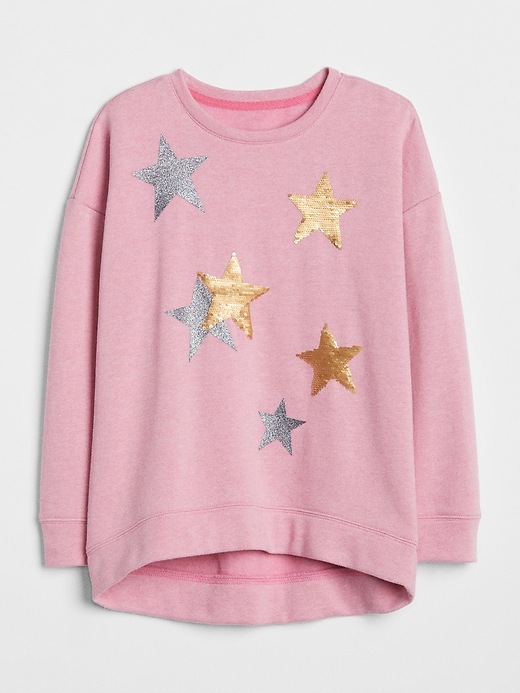 Image number 1 showing, Flippy Sequin Pullover Sweater