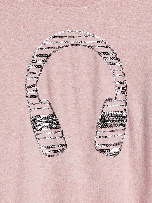 Image number 3 showing, Softspun Sequin Graphic T-Shirt