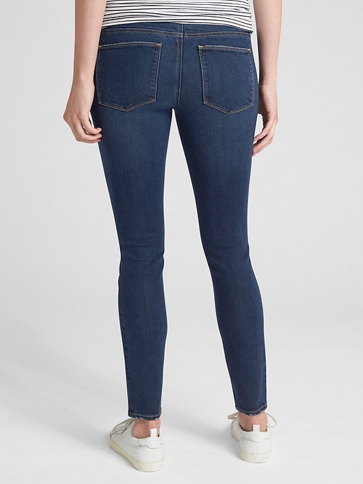 Image number 2 showing, Maternity Soft Wear Comfort Panel True Skinny Jeans