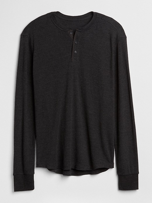 Image number 6 showing, Long Sleeve Thermal Henley