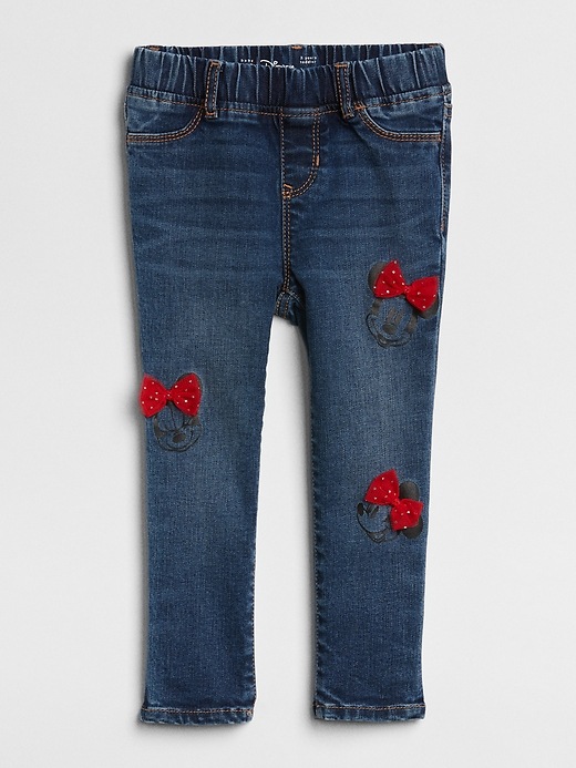 Image number 1 showing, babyGap &#124 Disney Minnie Mouse Jeggings with Fantastiflex