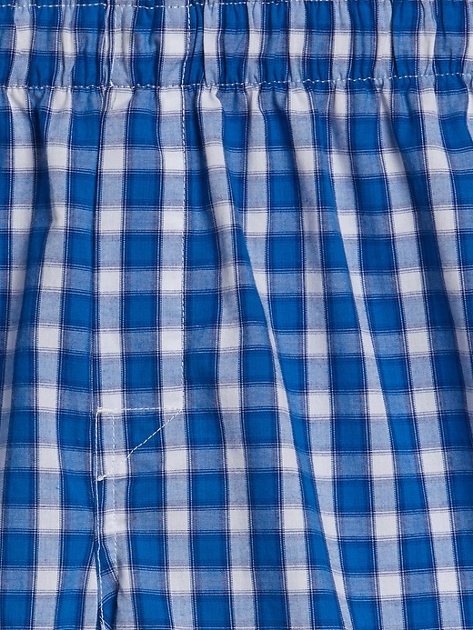 2 of 8 showing, with the color blue allure of product 4.5" Box Plaid Boxers