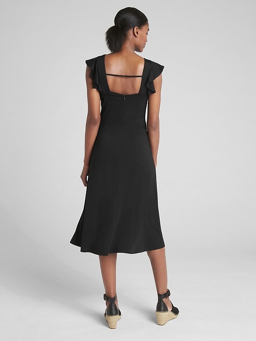 Image number 2 showing, Sleeveless Ruffle A-Line Dress
