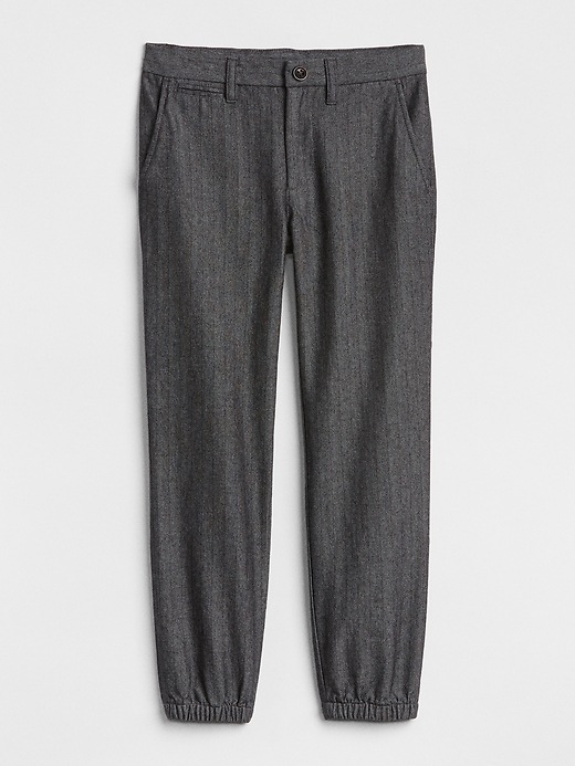 Image number 1 showing, Kids Dressy Twill Joggers