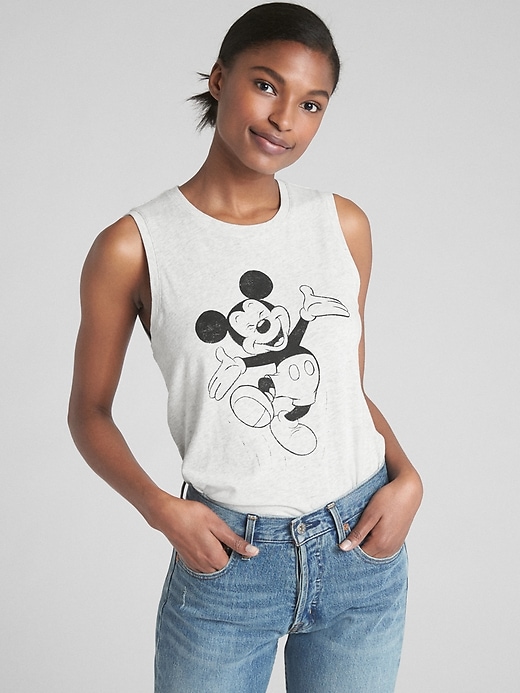 View large product image 1 of 1. Gap &#124 Disney Mickey Mouse Graphic Tank Top