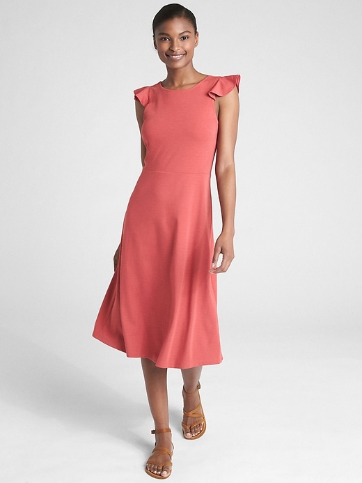Image number 7 showing, Sleeveless Ruffle A-Line Dress