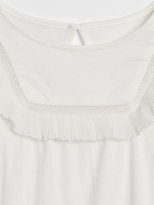 Image number 3 showing, Pintuck Ruffle Top