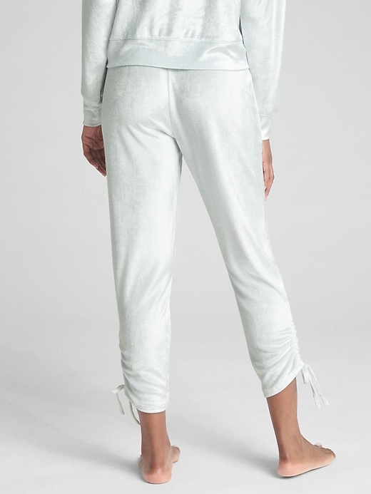 Image number 2 showing, Side-Tie Lounge Pants in Velour