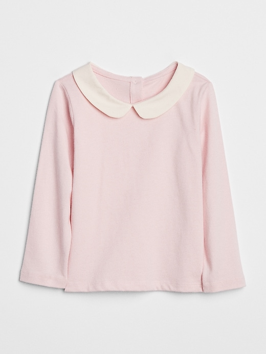 View large product image 1 of 1. Peter Pan Collar Shirt