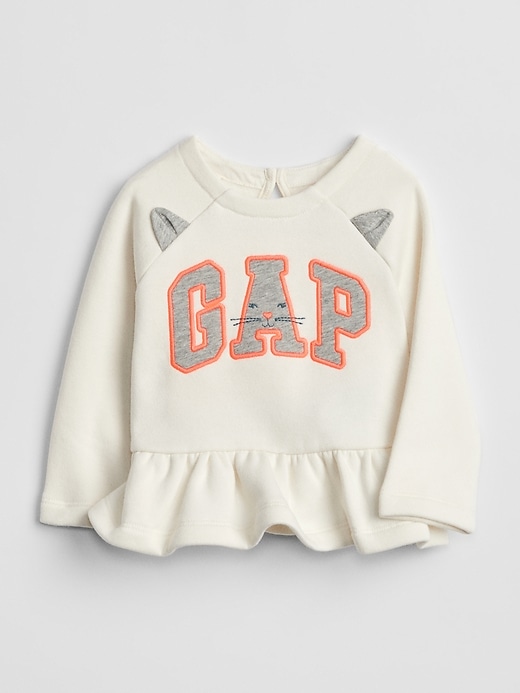 Image number 1 showing, Logo Cat Peplum Sweatshirt