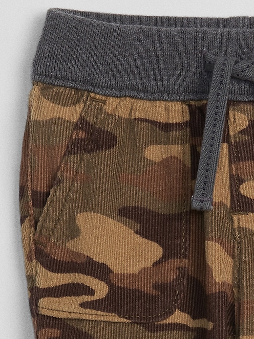 Image number 3 showing, Baby Camo Cord Pull-On Pants