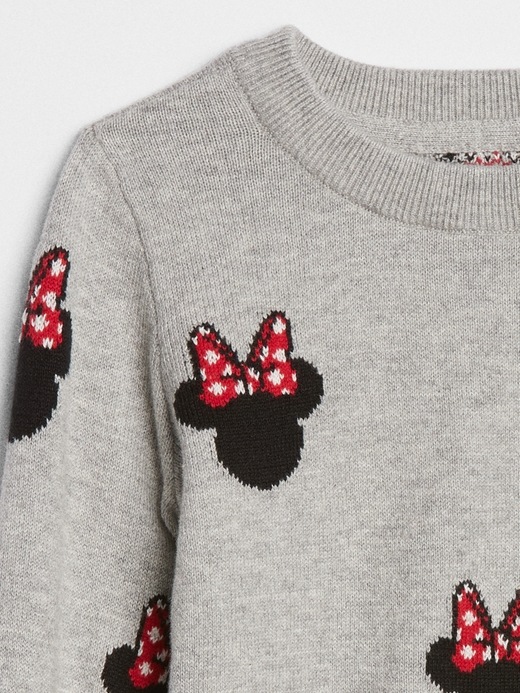 Image number 3 showing, babyGap &#124 Disney Minnie Mouse Crewneck Sweater
