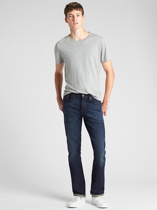 Image number 3 showing, Limited-Edition Cone Denim&#174 Selvedge Slim Jeans with GapFlex