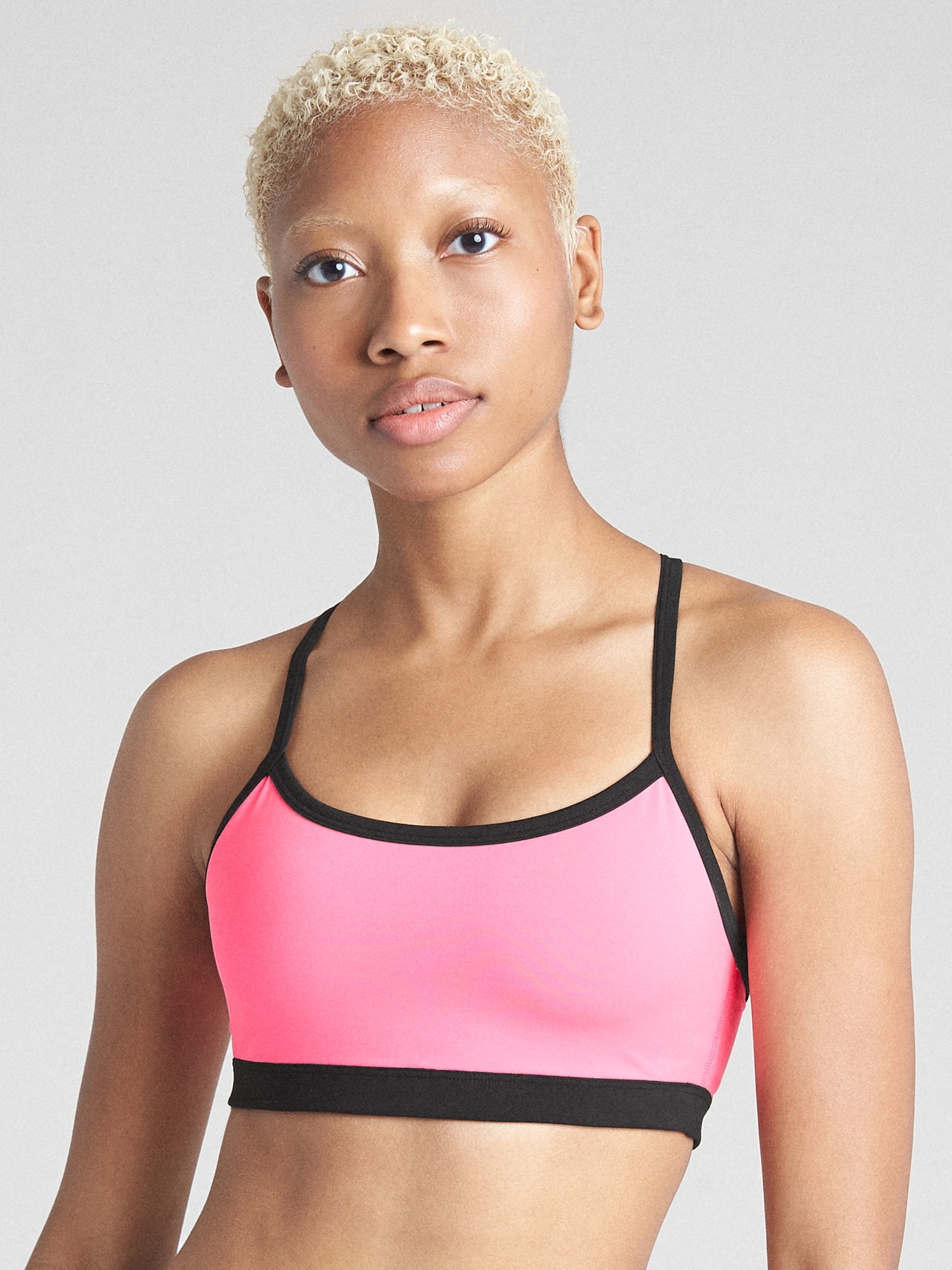 GapFit Low Support Racerback Sports Bra Gap