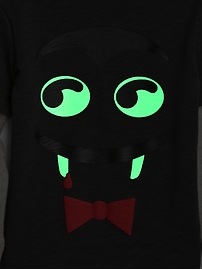 View large product image 3 of 3. Glow-in-the-Dark Graphic 2-in-1 T-Shirt
