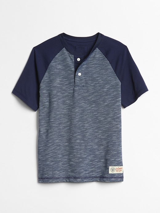 View large product image 1 of 1. Henley Short Sleeve T-Shirt