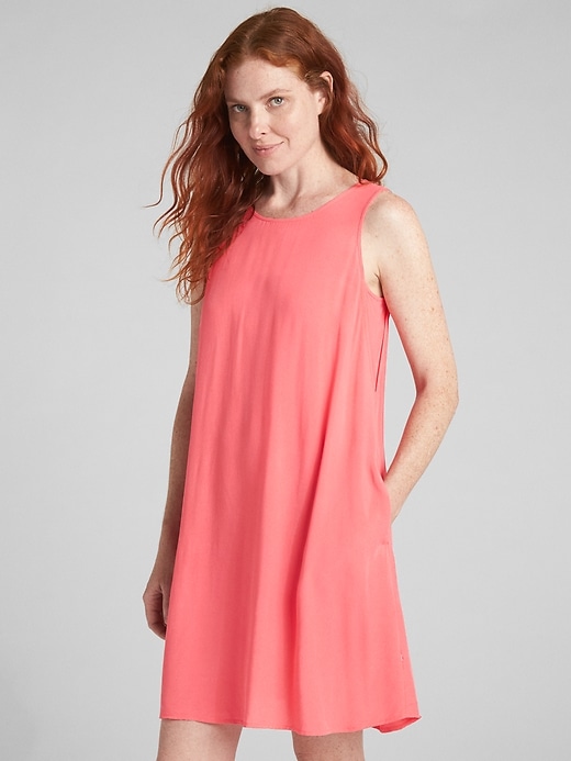 Image number 8 showing, Sleeveless Strappy Swing Dress