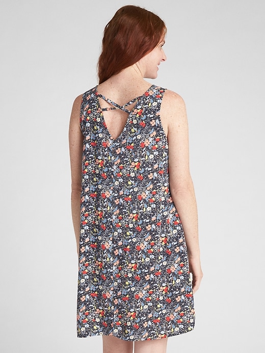 Image number 2 showing, Sleeveless Strappy Swing Dress