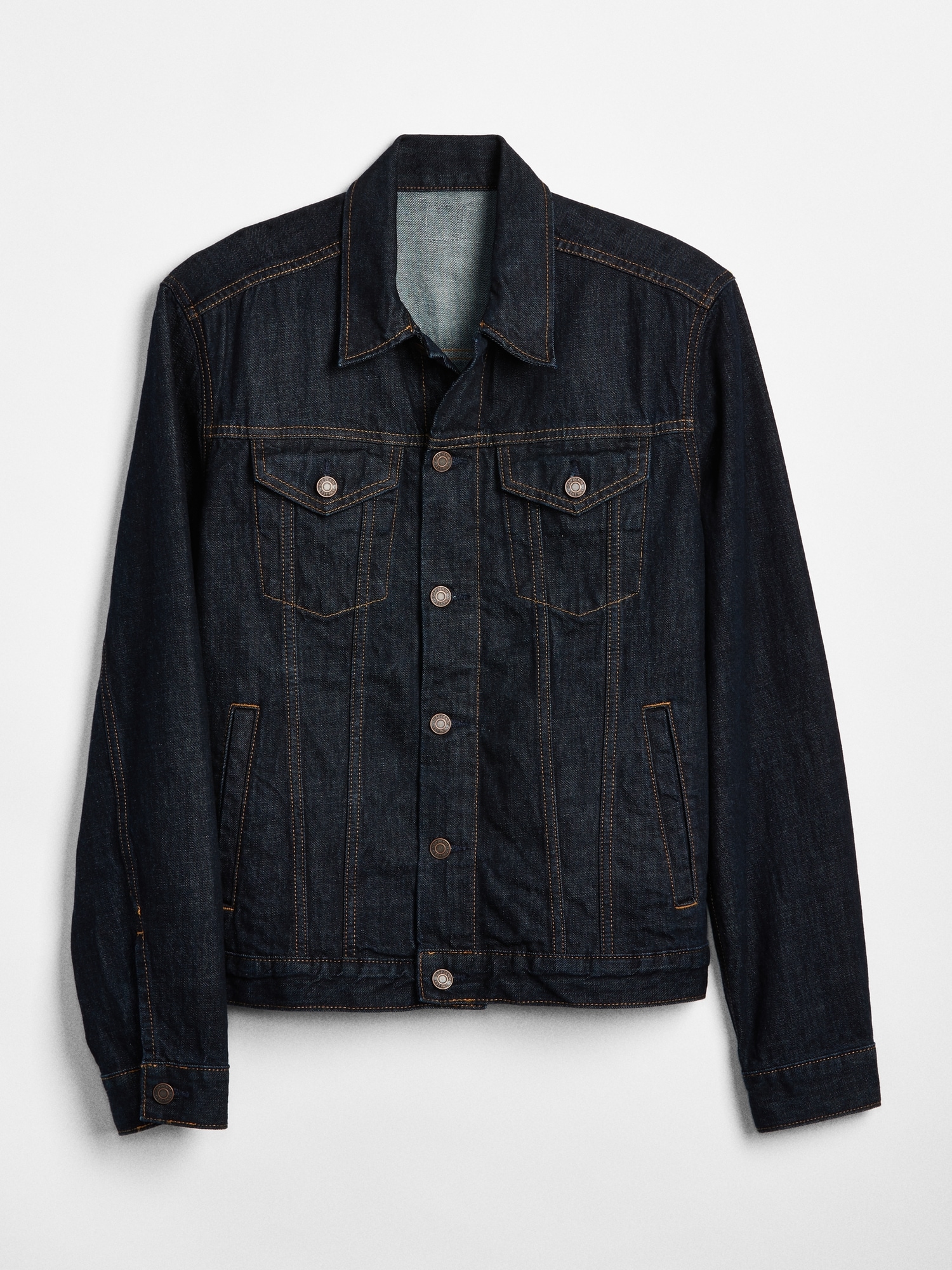 gap denim jacket black