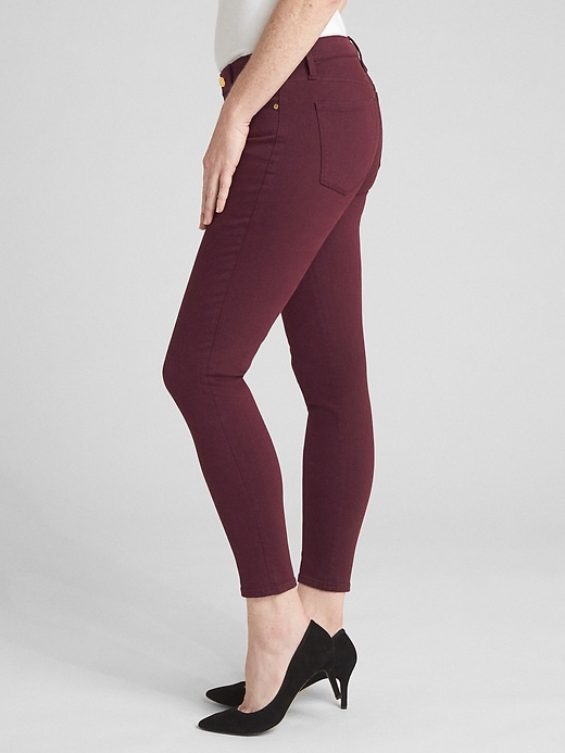 Image number 1 showing, Mid Rise True Skinny Jeans in Sculpt