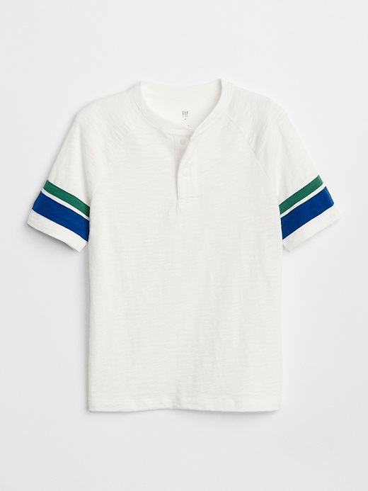View large product image 1 of 1. Henley Short Sleeve T-Shirt