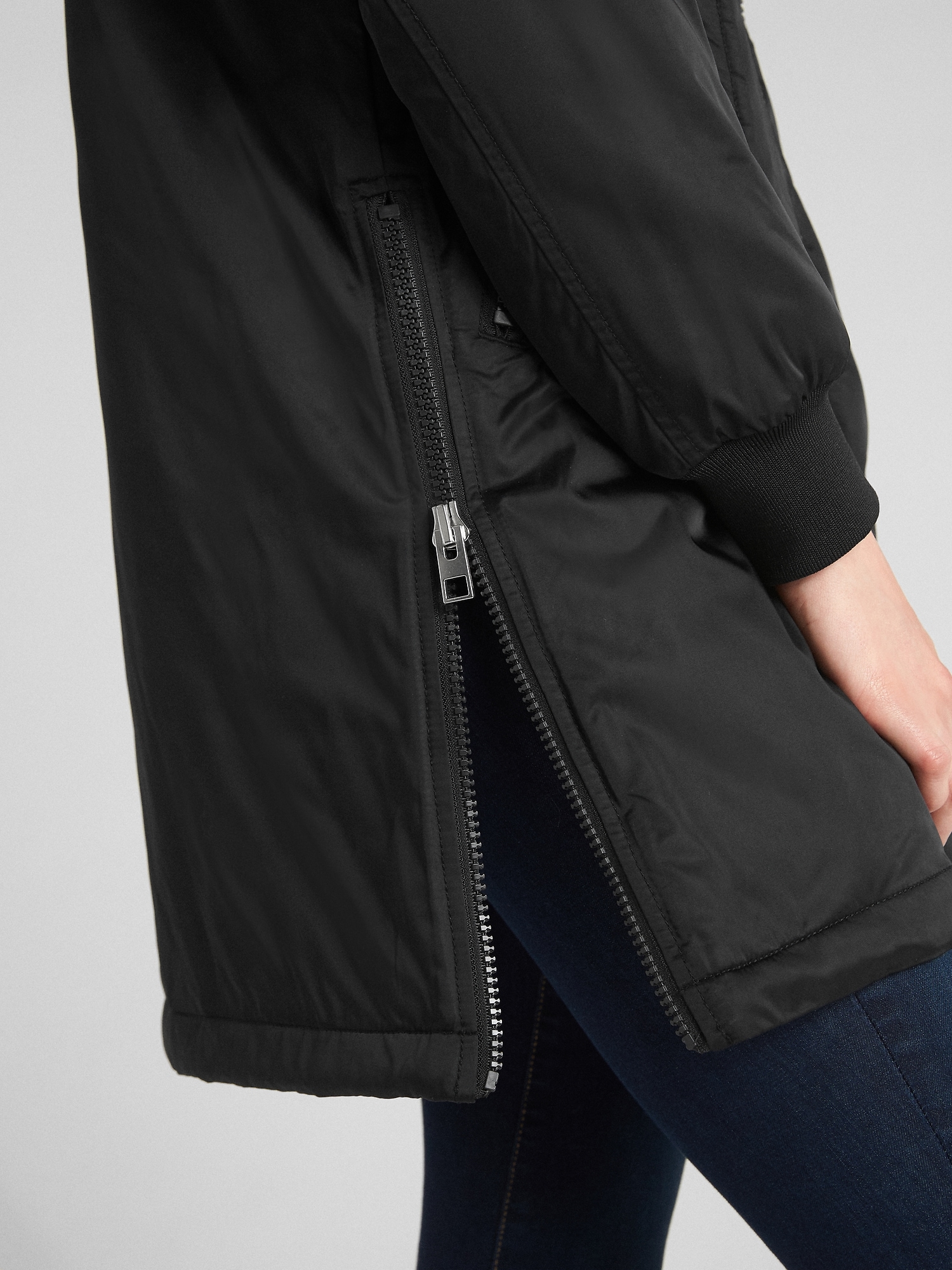 Gap longline bomber jacket 2025