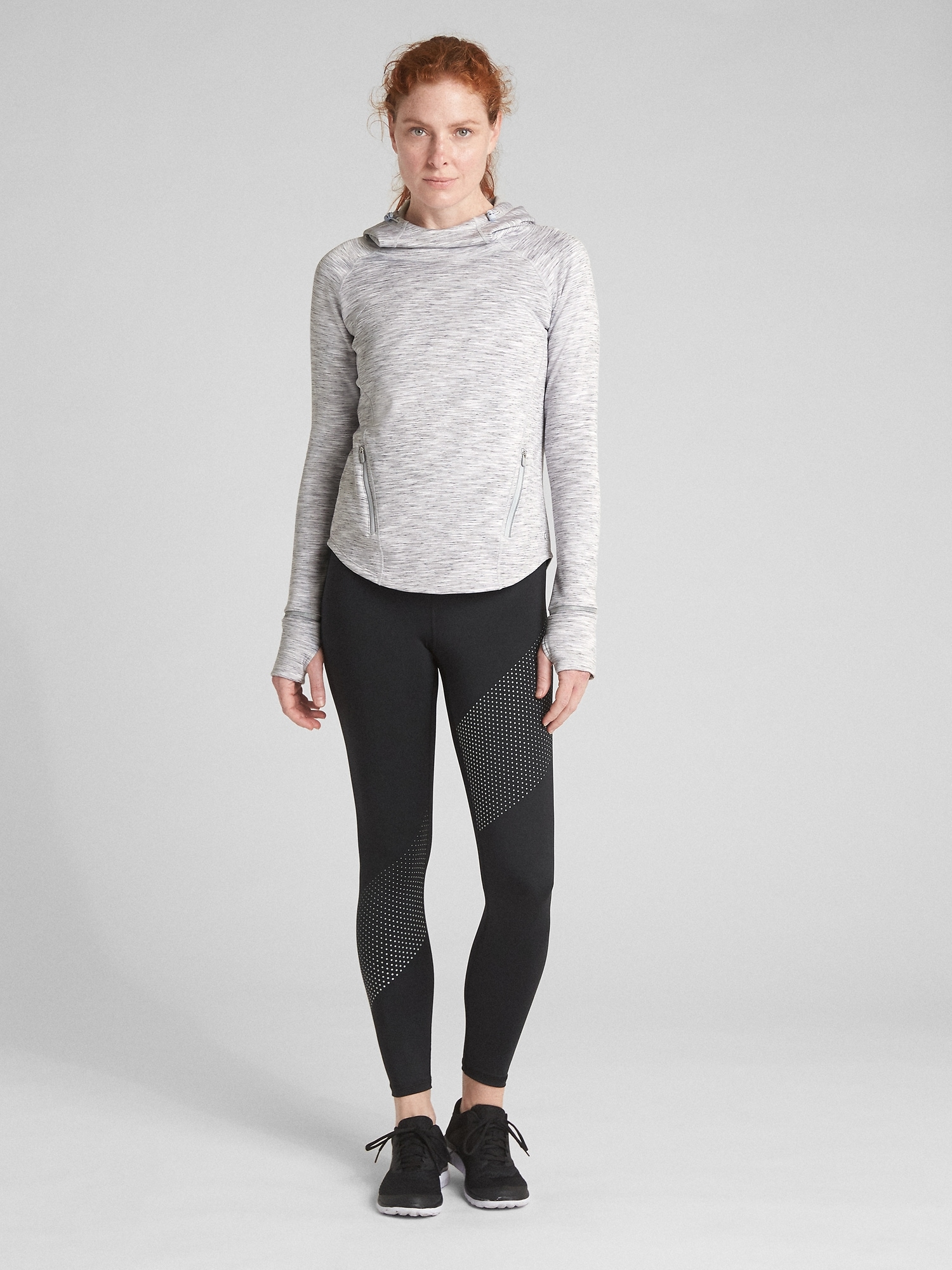 GapFit Orbital Fleece Hoodie Gap