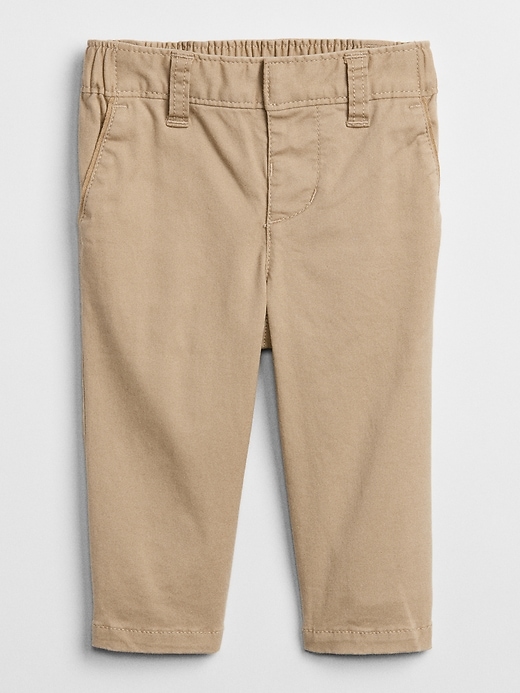 1 of 8 showing, with the color khaki of product Baby Khakis In Stretch