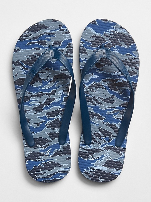 View large product image 2 of 2. Print Flip Flops