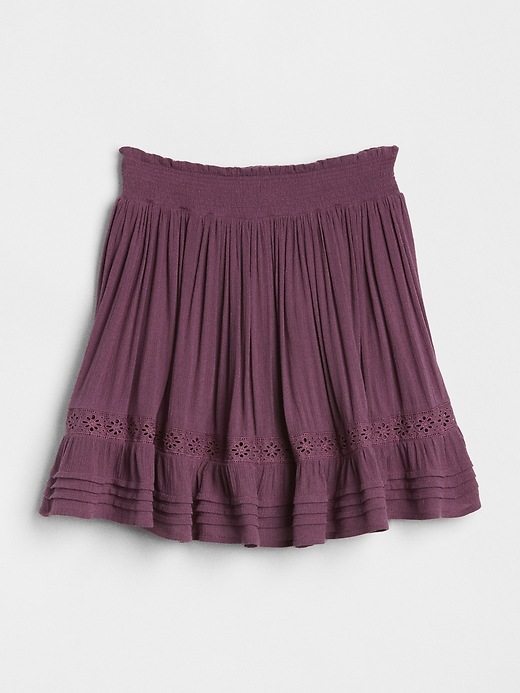 Image number 1 showing, Smocked Embroidery Skirt
